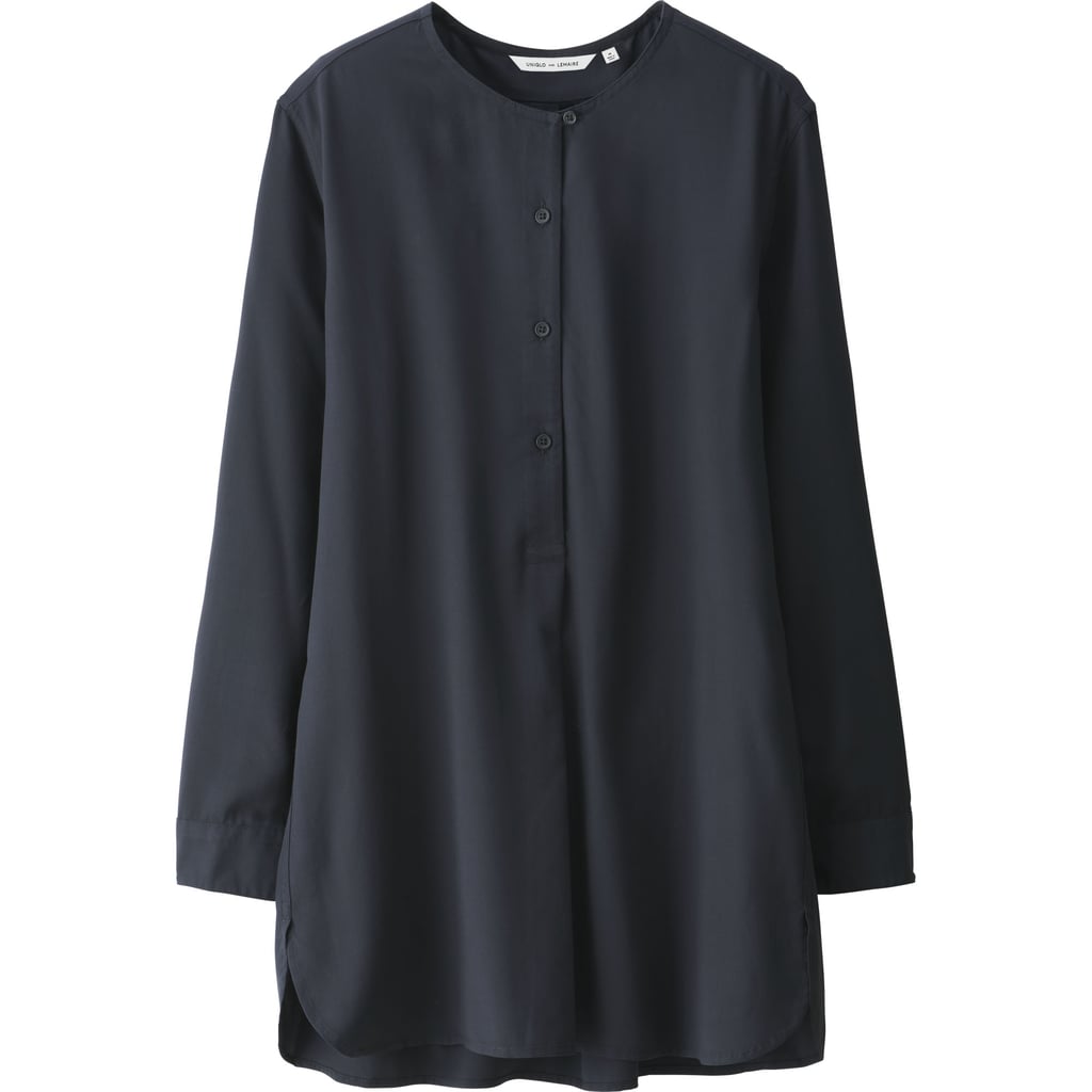 No Collar Long Sleeve Shirt ($40)