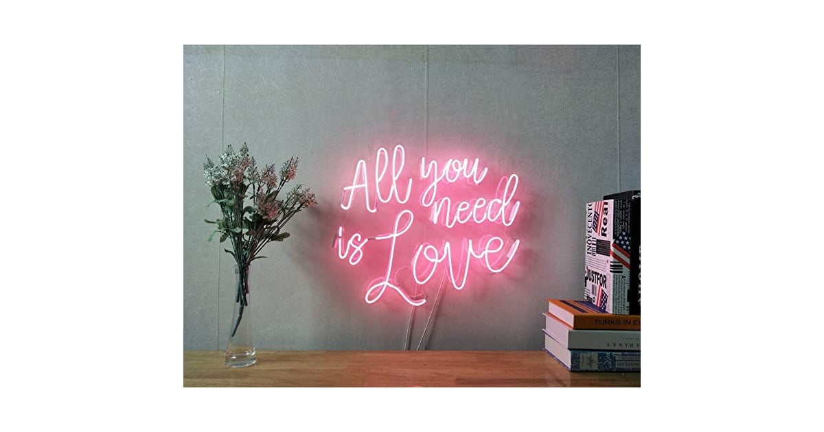 All You Need Is Love Neon Sign | Neon Wedding Signs ...