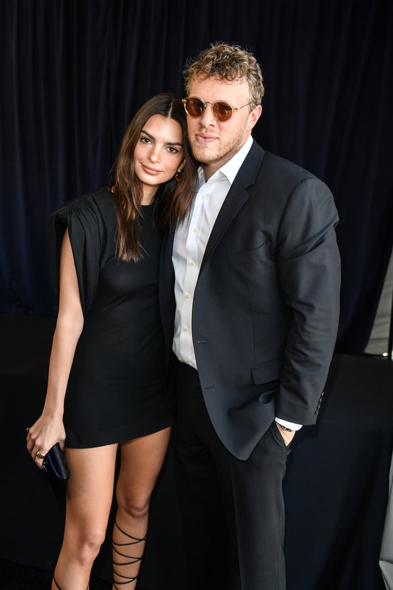 SANTA MONICA, CALIFORNIA - FEBRUARY 08:Emily Ratajkowski and  Sebastian Bear-McClard attend the 2020 Film Independent Spirit Awards on February 08, 2020 in Santa Monica, California. (Photo by George Pimentel/Getty Images)