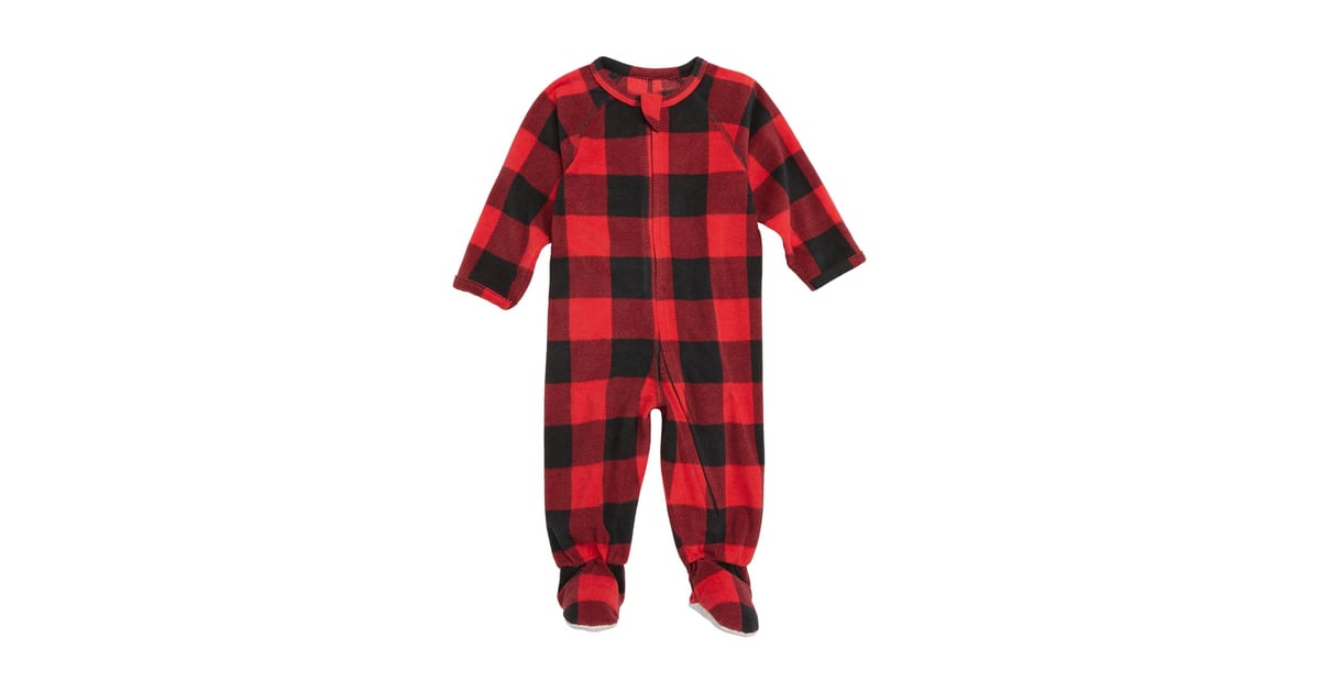 Nordstrom Plaid OnePiece Pajamas (Baby) Matching Family Christmas