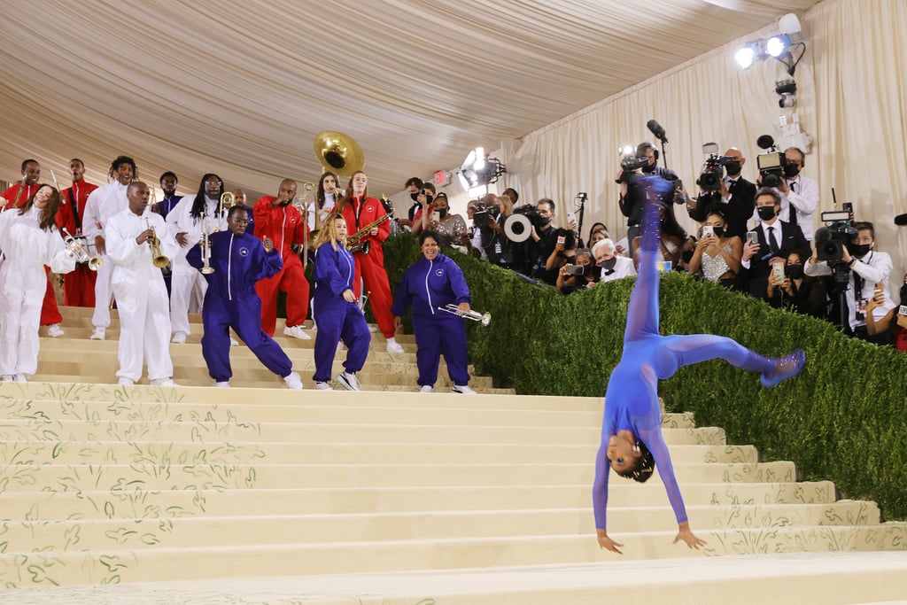 See Nia Dennis Do Gymnastics on the 2021 Met Gala Red Carpet