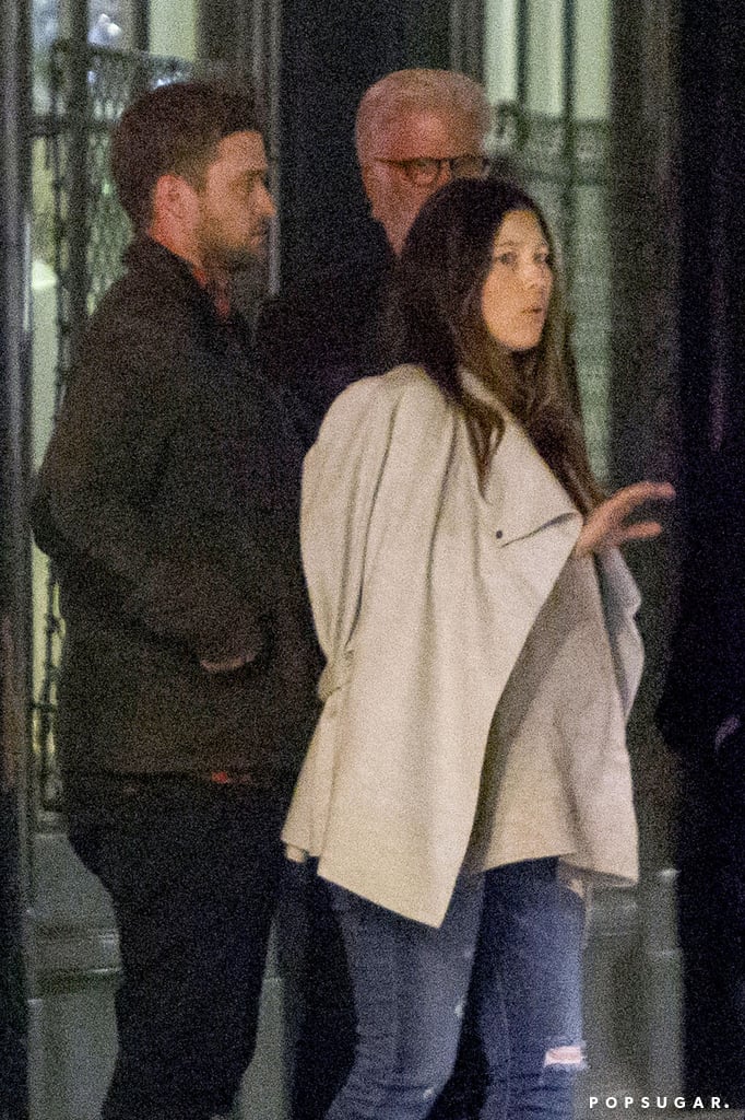 Justin Timberlake and Jessica Biel at Dinner in New Orleans