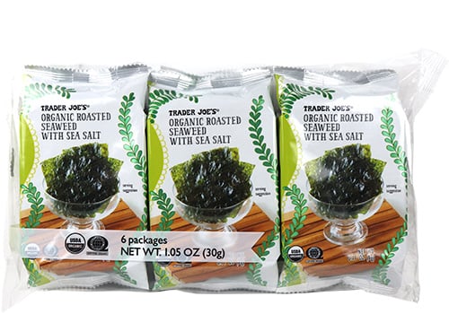 Trader Joe's Organic Roasted Seaweed with Sea Salt ($4)