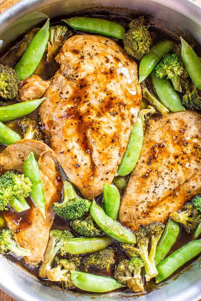 1-Skillet Balsamic Chicken and Vegetables
