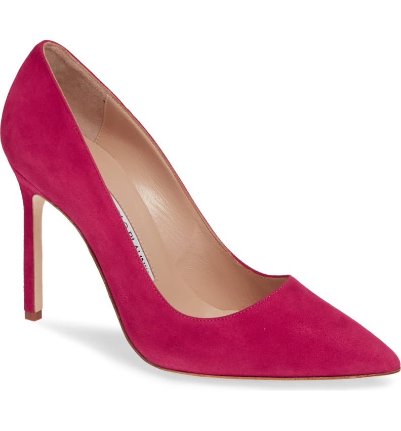 Manolo Blahnik 'BB' Pointy Toe Pump