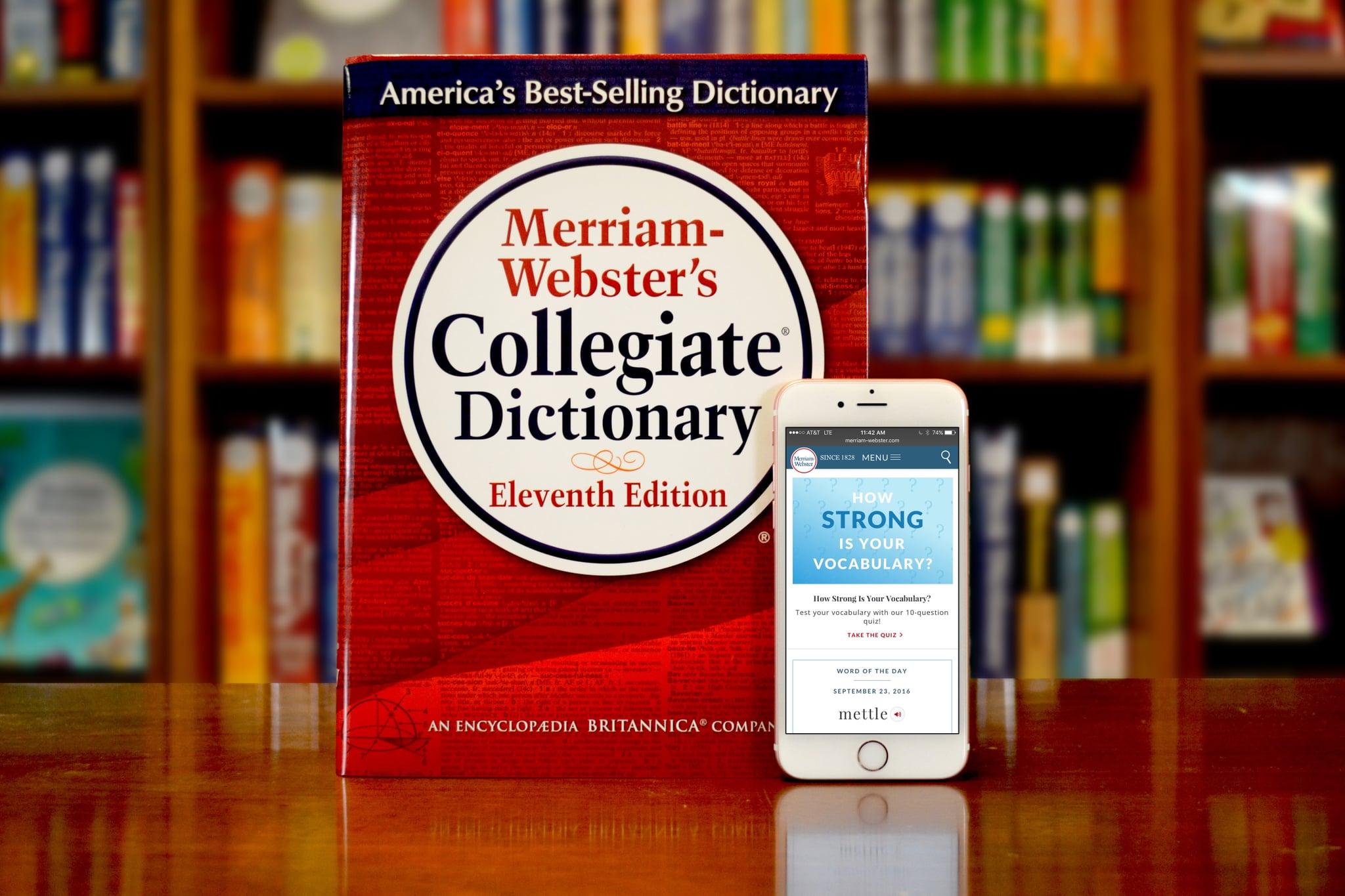 SPRINGFIELD, MA - SEPTEMBER 23: In this handout image provided by Merriam-Webster, Merriam-Webster's Collegiate Dictionary and mobile website are displayed September 23, 2016 in Springfield, Massachusetts.  (Photo by Joanne K. Watson/Merriam-Webster via Getty Images)