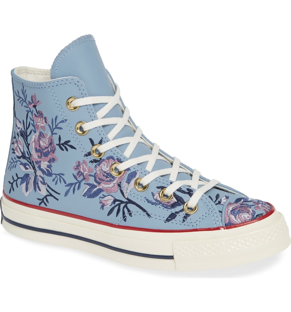 converse all star with flowers