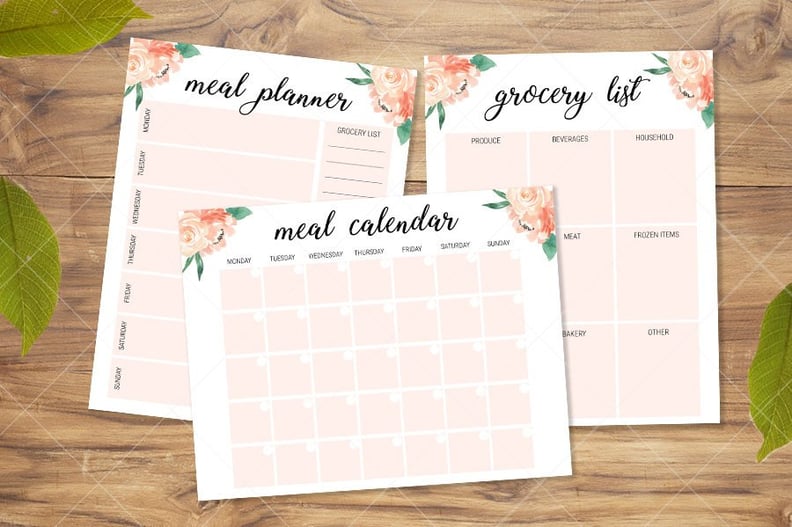 Printable Meal-Planning Sheets | PS Fitness