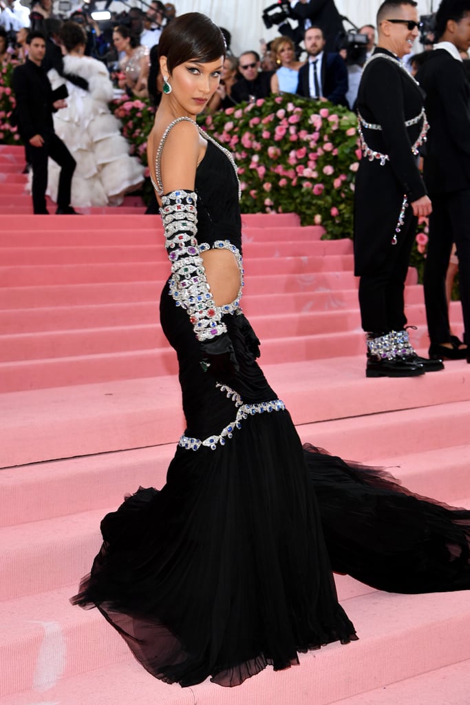 Bella Hadid Black Dress Met Gala 2019