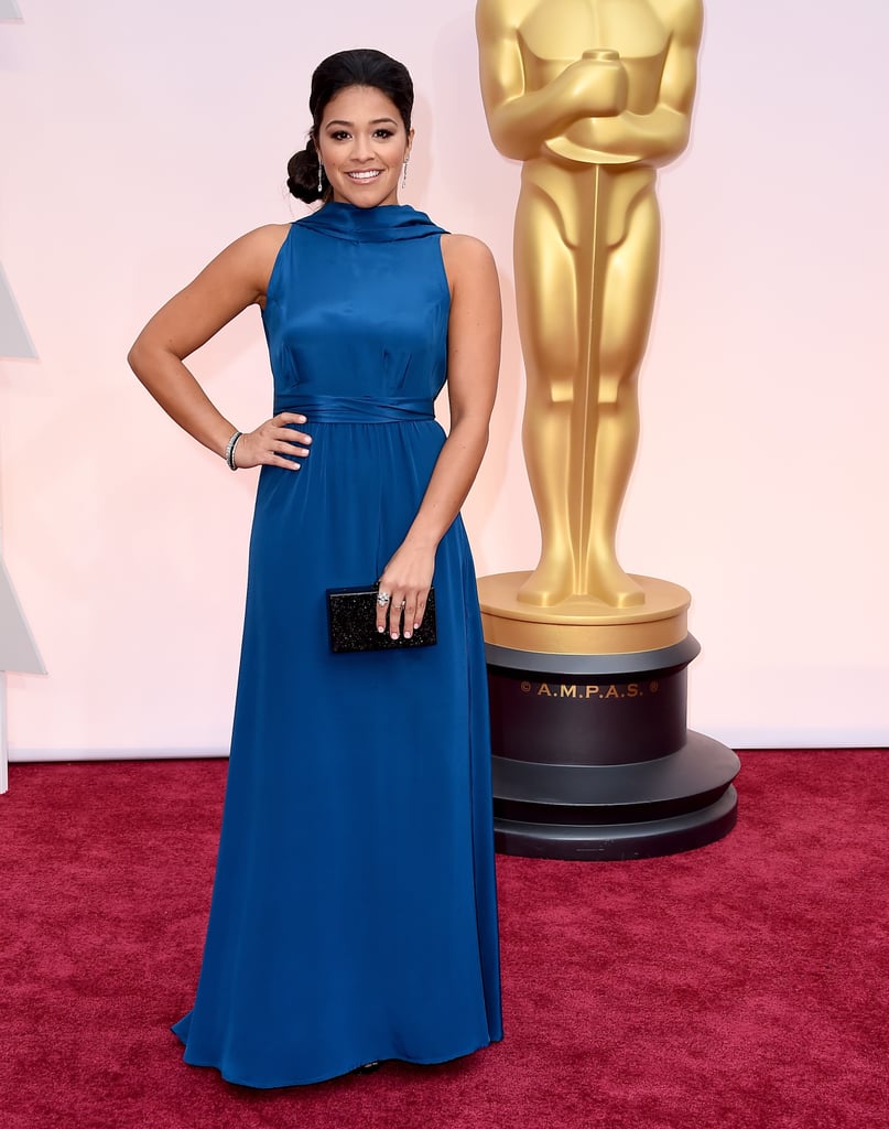 Gina Rodriguez at the 2015 Academy Awards Best Oscars Dresses Worn by
