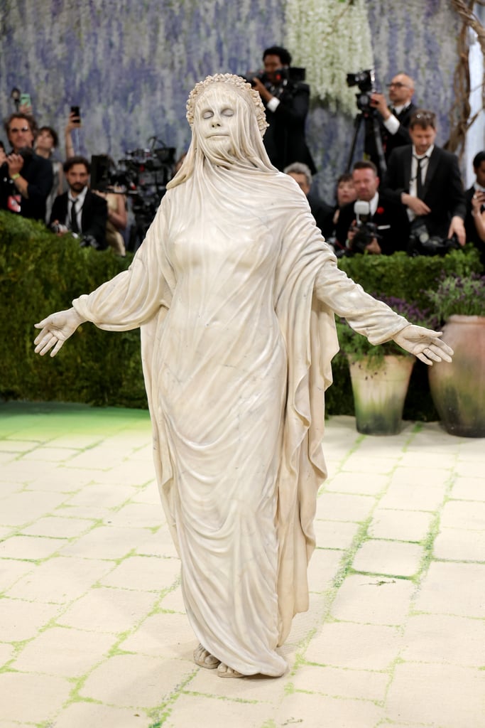 Heidi Klum at the 2026 Met Gala wearing custom Mike Marino