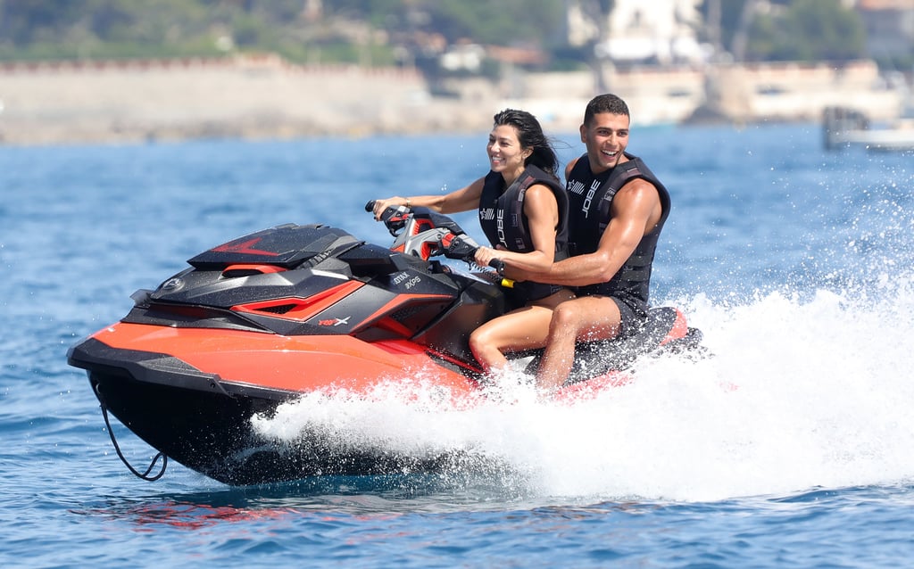 Kourtney Kardashian and Younes Bendjima in Cannes May 2017
