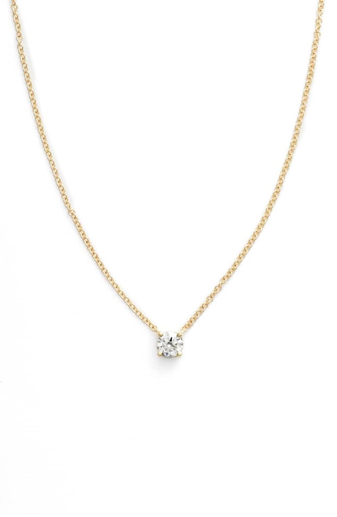 Bony Levy Liora Solitaire Diamond Pendant Necklace ($1,095)