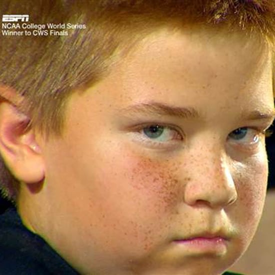Kid Stares During NCAA College World Series | Video