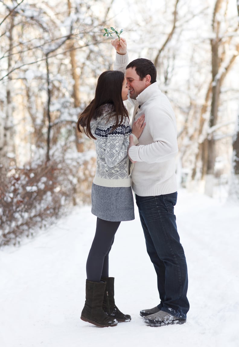 Kissing Under Mistletoe