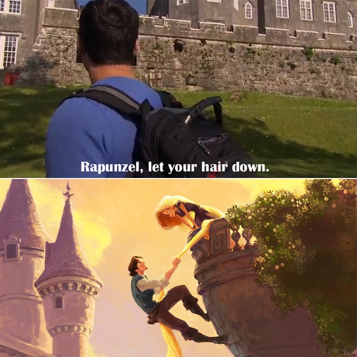 He pulled off a castle date.