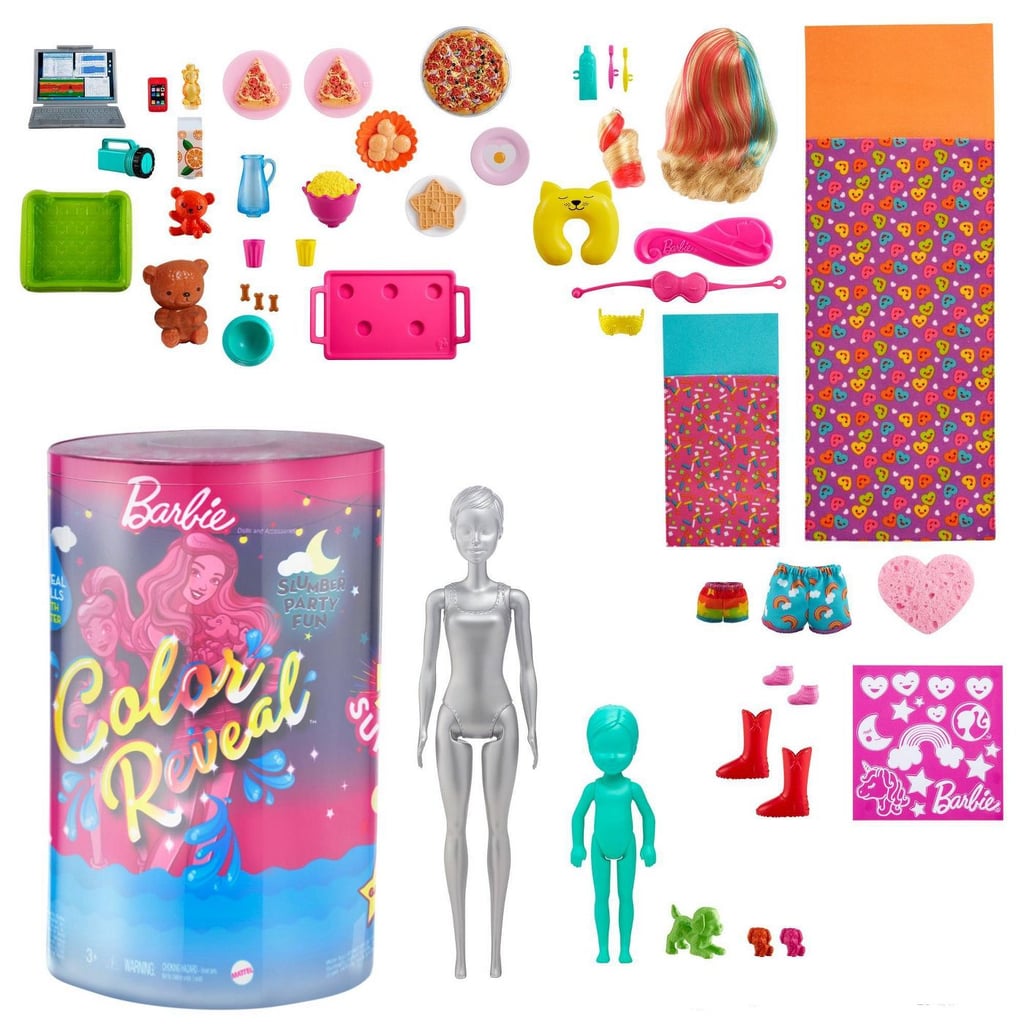 Barbie Color Reveal Slumber Party Fun Set