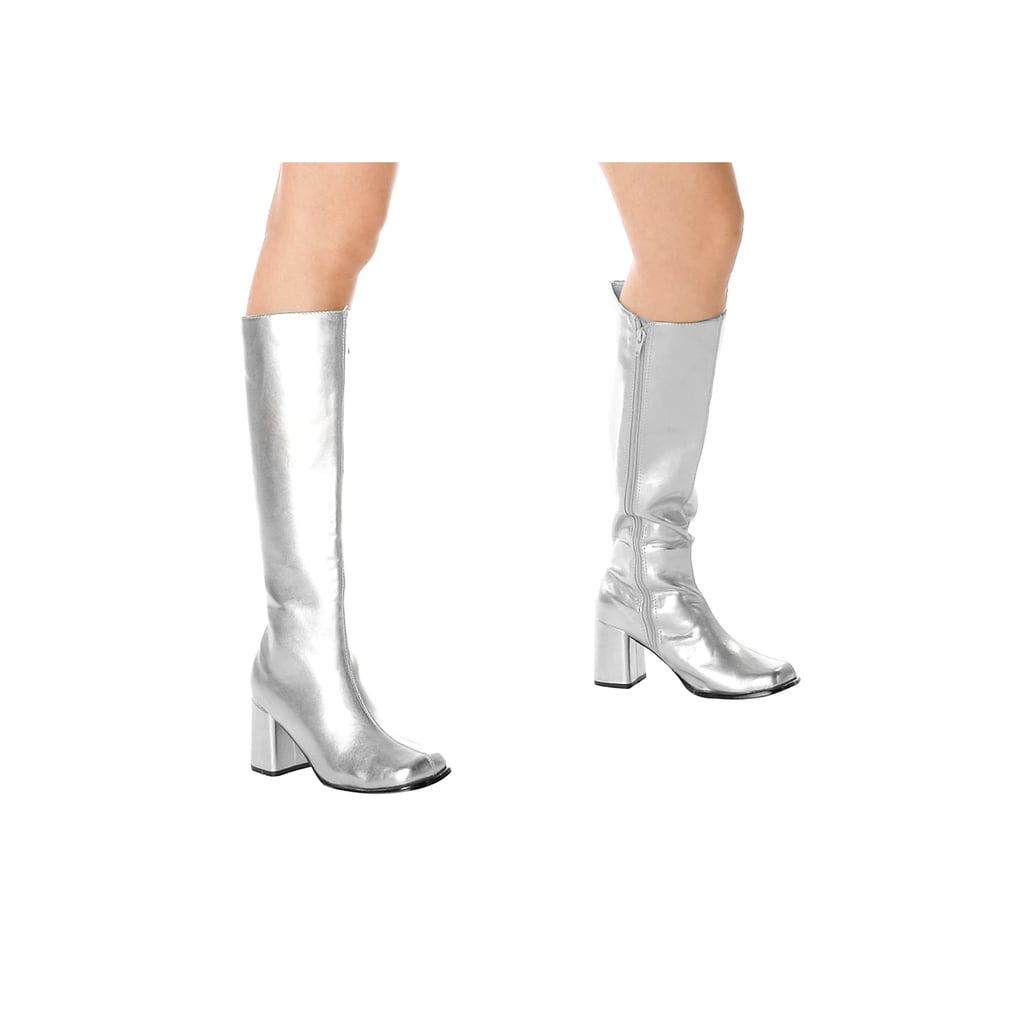 Adult Gogo Boots in Silver
