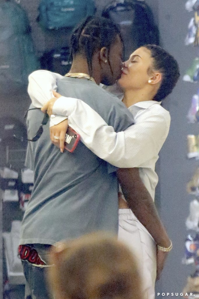 Kylie Jenner and Travis Scott Kissing in NYC May 2018