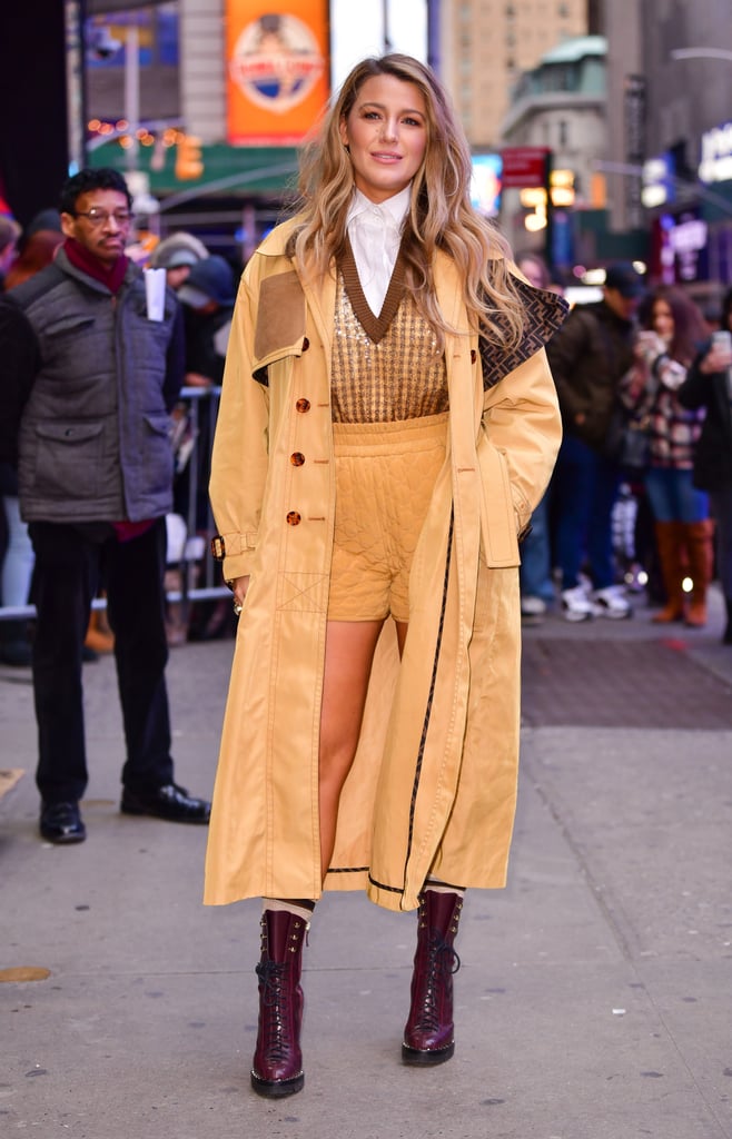 Blake Lively Outfits During Rhythm Section Press Tour