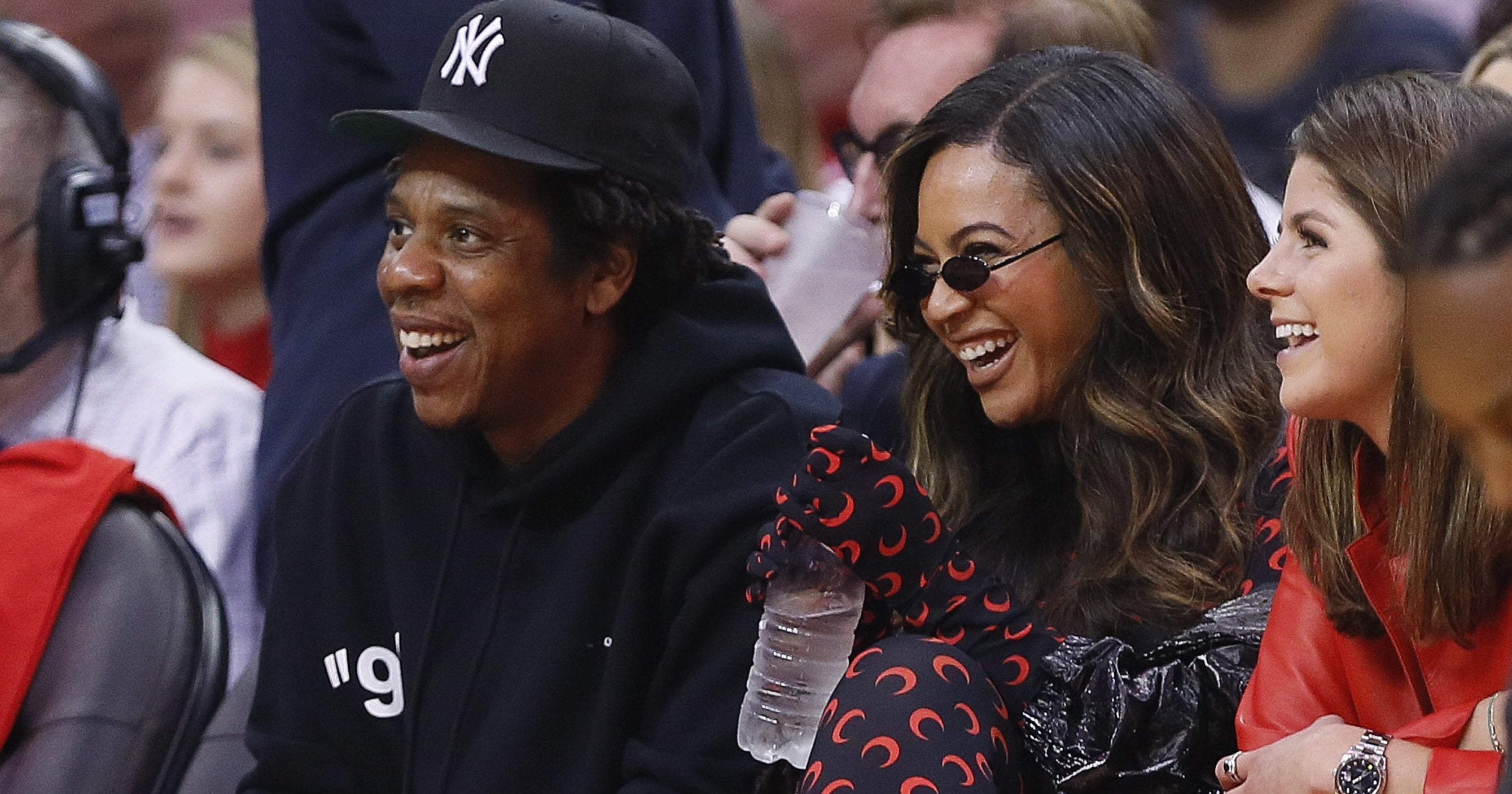 Beyonce & Jay-Z Bring Courtside Style to Rockets-Warriors Playoffs Game:  See the Pics