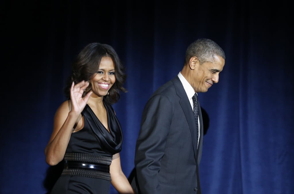 The couple made a stylish arrival for the In Performance at the White House event in November.