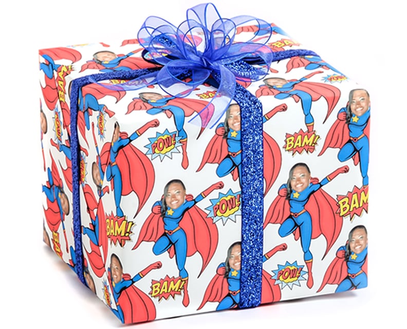 Create Pretty Wrapping Paper With Your Face On It