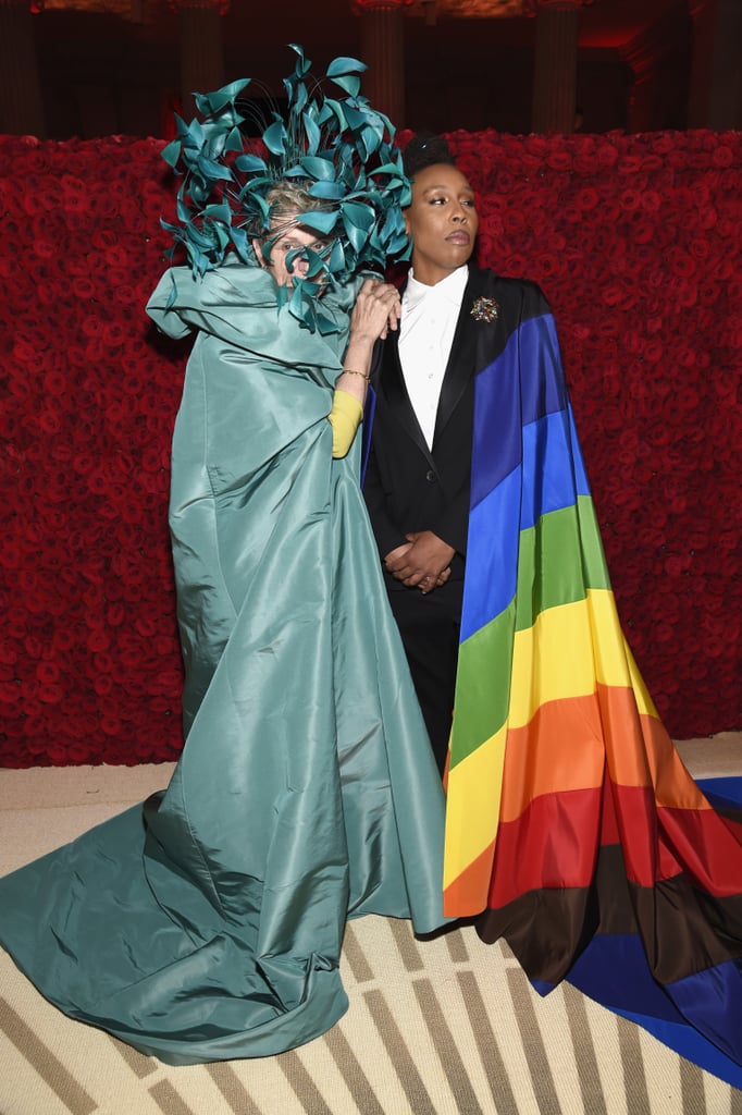 Lena Waithe's Rainbow Cape at the Met Gala 2018 Pictures