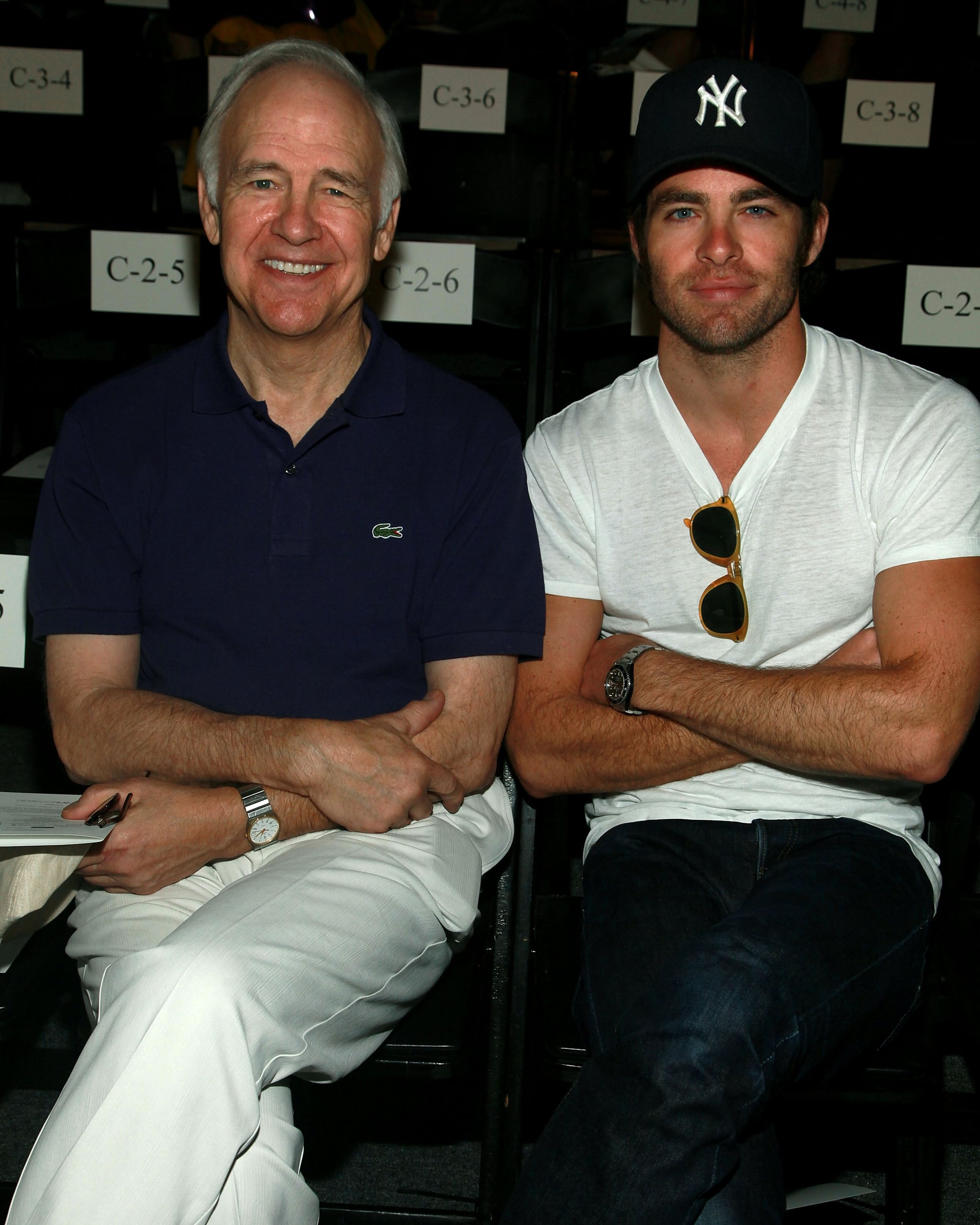 Chris Pine With His Dad Pictures Popsugar Celebrity