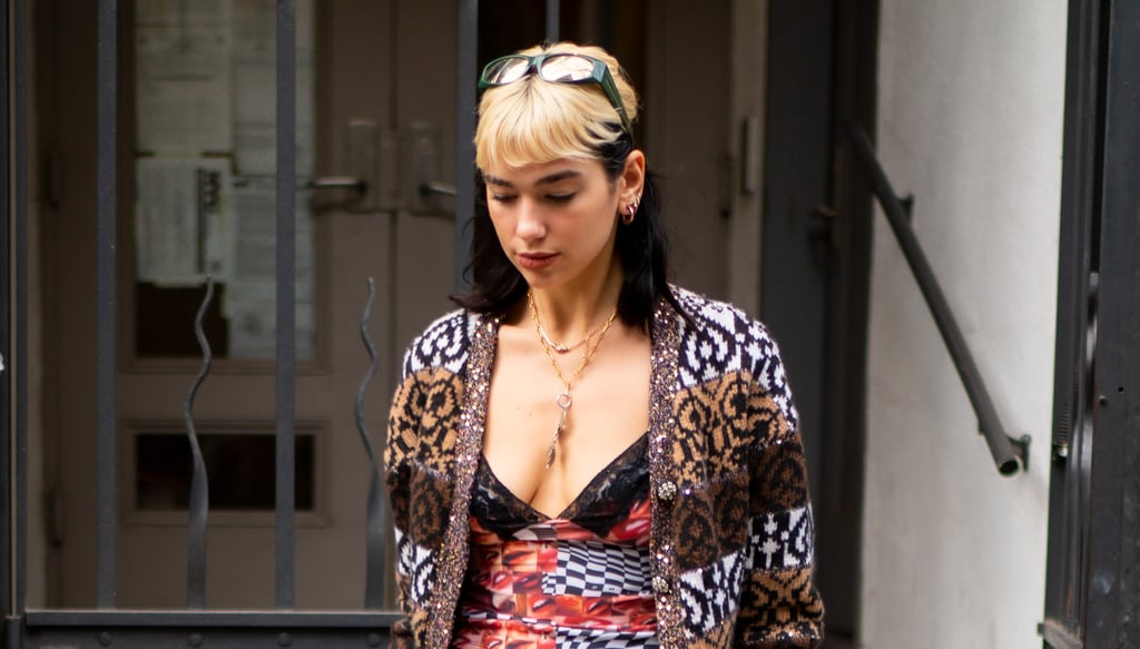 Dua Lipa Reveals Her New Bangs Are Due to Bleach Damage Dua Lipa Reveals Her New Bangs Are Due to Bleach Damage