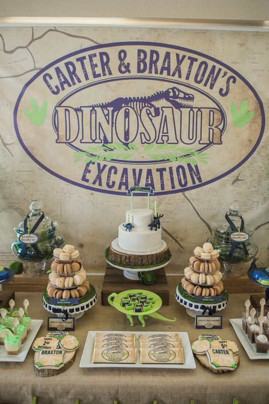 Dinosaur Kids' Birthday Party Ideas