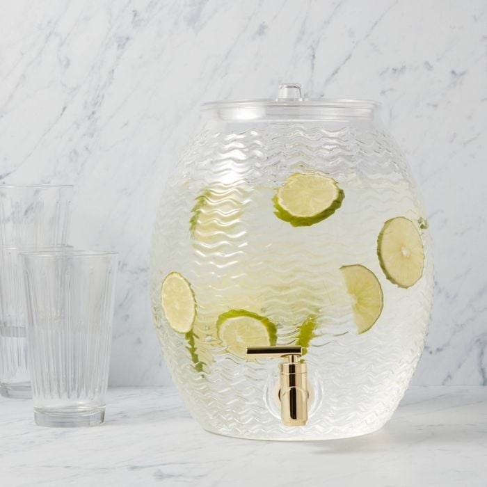 Batched Beverages: Opalhouse Plastic Wave Texture Beverage Dispenser