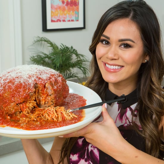 Giant Spaghetti-Stuffed Meatball | Food Video