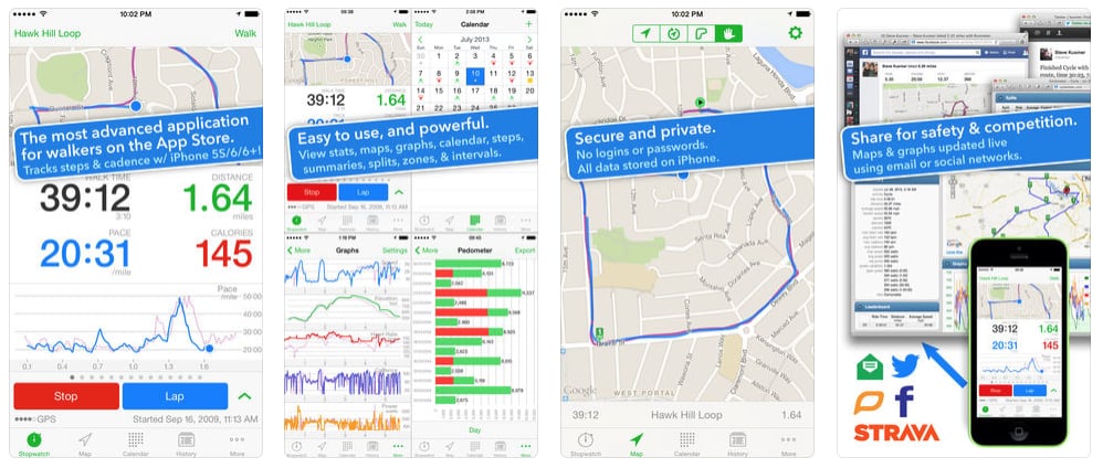 hiking gps tracks