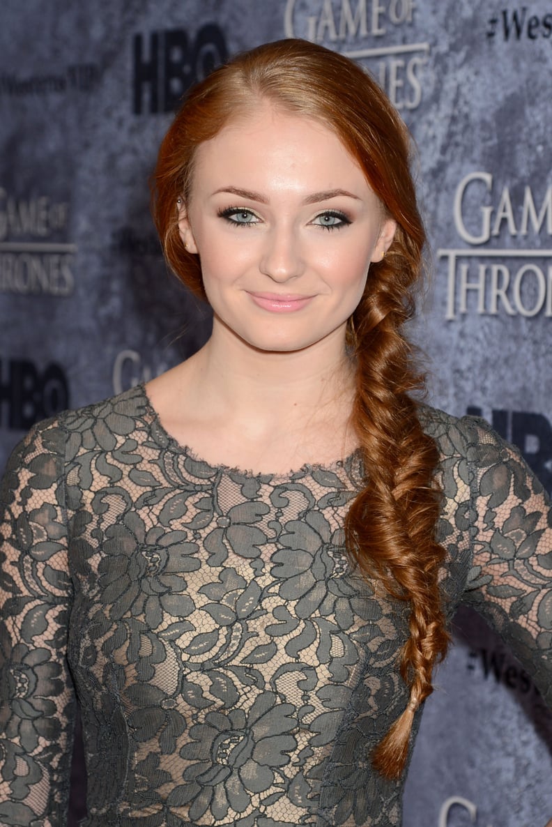 Sophie Turner's Fishtail Plait, 2013