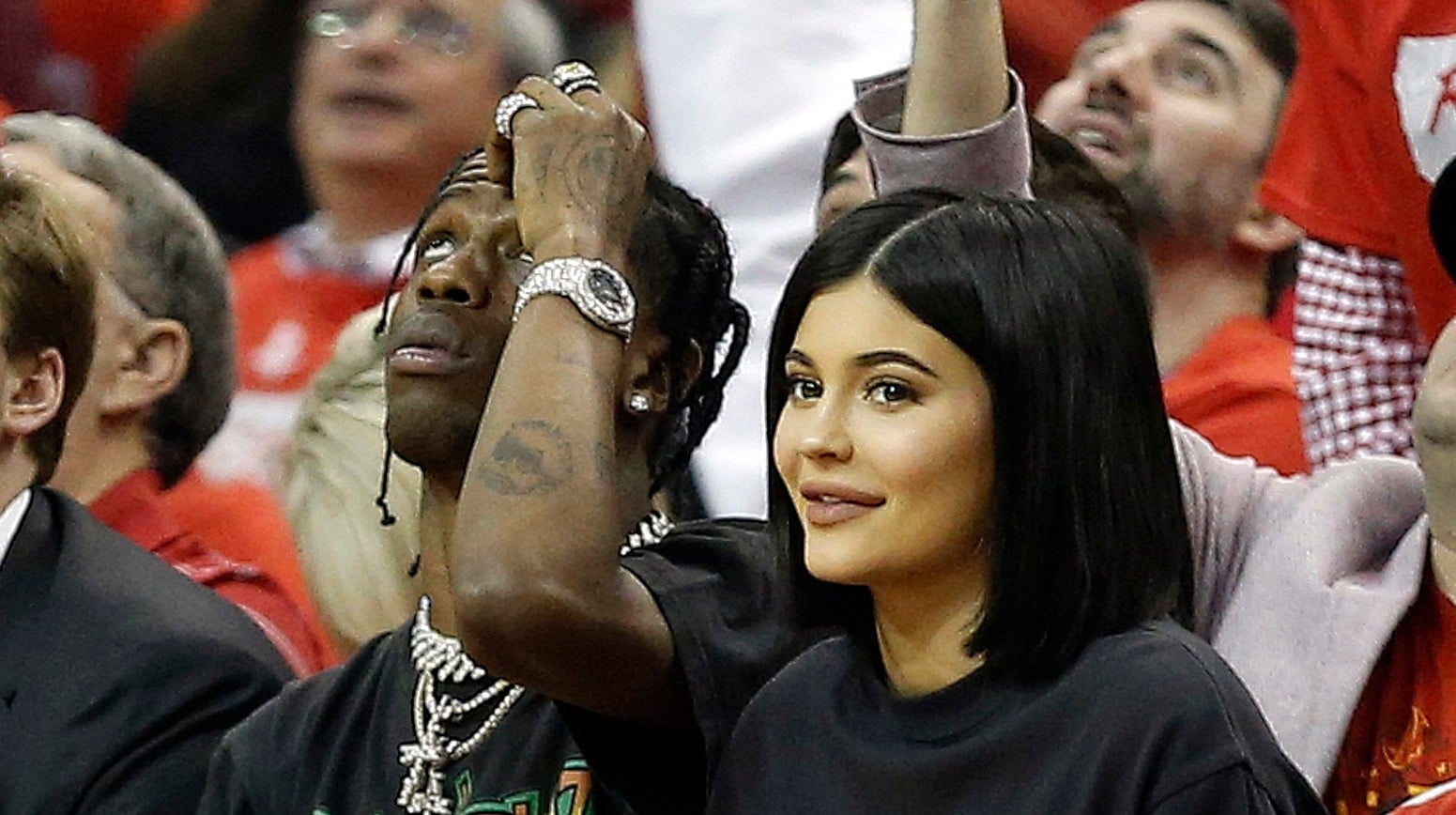 Kylie Jenner and Travis Scott at Basketball Game April 2018 | POPSUGAR ...