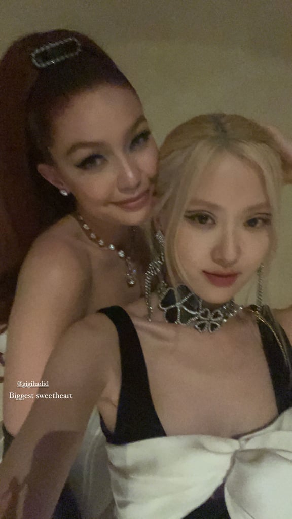 Pictured: Gigi Hadid and Rosé