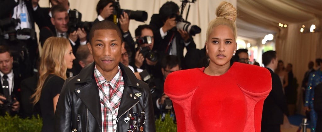 Pharrell Williams and Wife at the Met Gala 2017