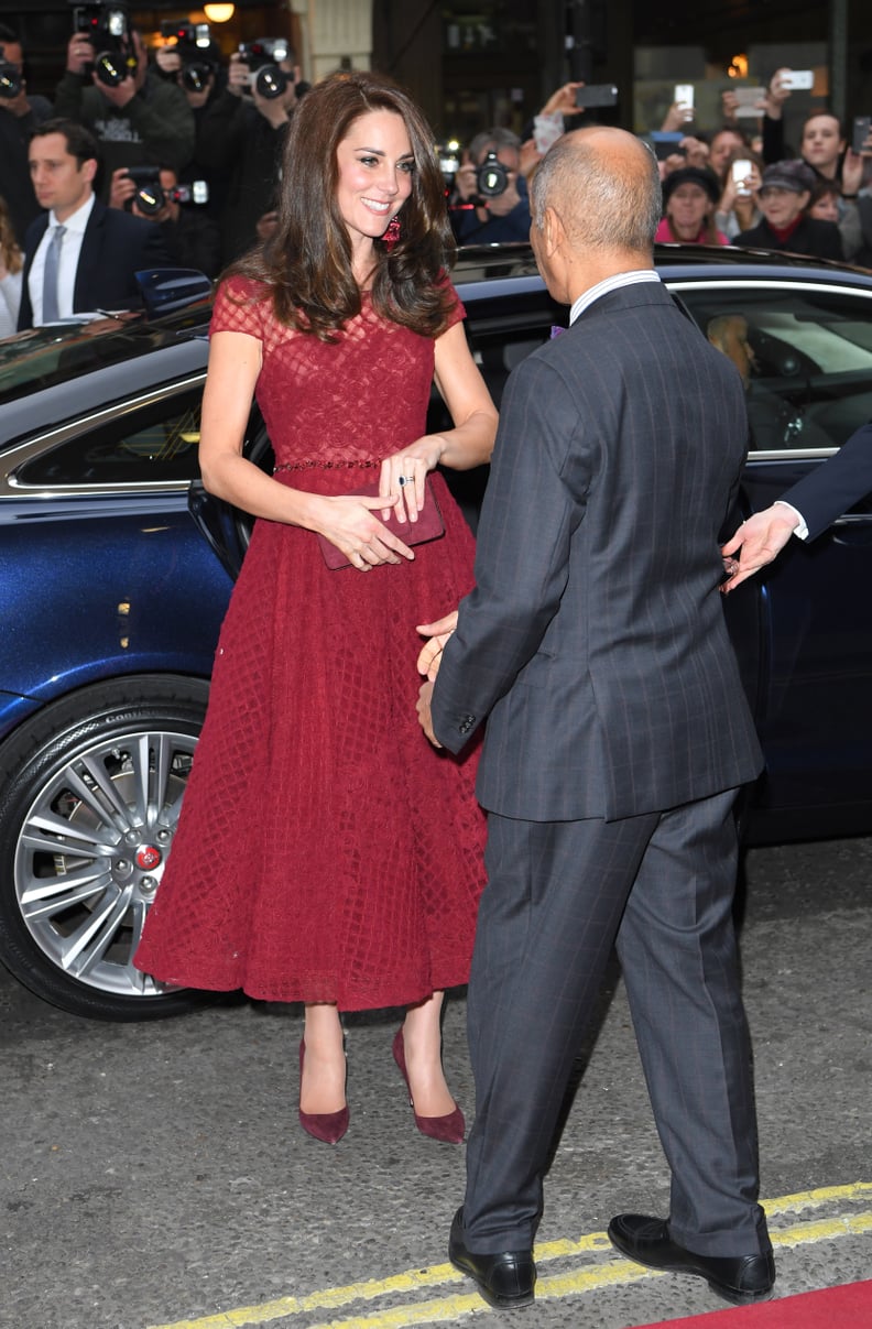 Kate Middleton Arrived at the Opening Night of 42nd Street