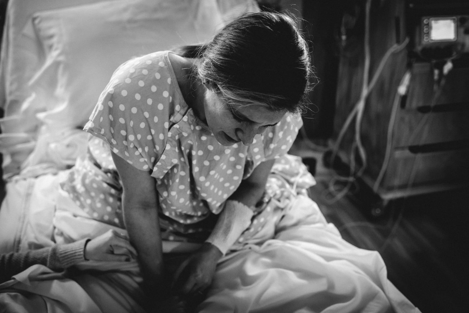 Tearful Rainbow Baby Birth Photo POPSUGAR Family