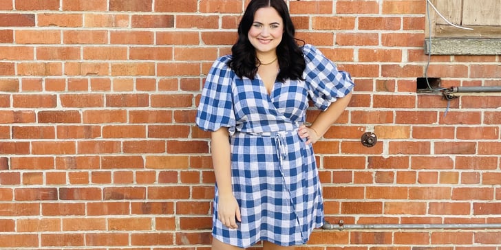 Old navy blue gingham dress online