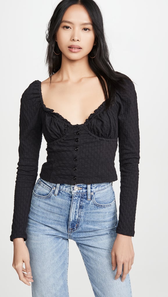 Free People Ladybug Long-Sleeve Top