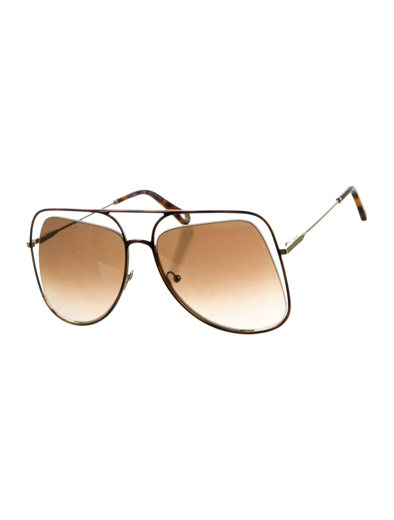 Vintage Chloé Tortoiseshell Tinted Sunglasses