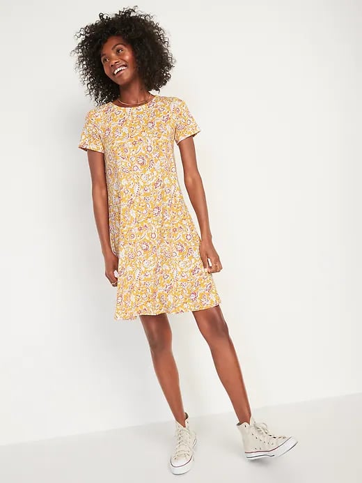 Old navy jersey sale swing dress