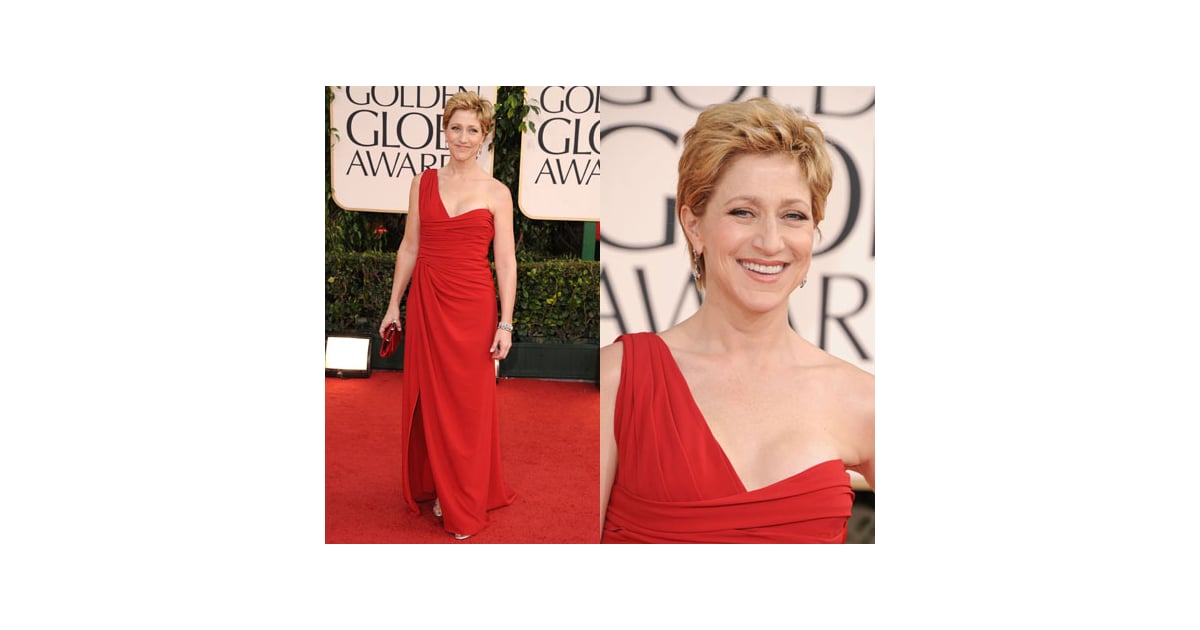 Edie Falco at 2011 Golden Globe Awards | POPSUGAR Fashion