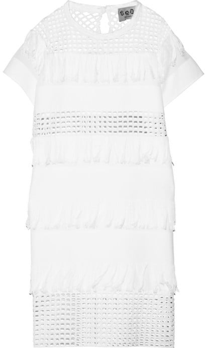 Sea Fringed Minidress