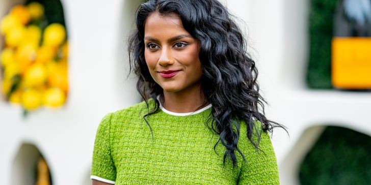 Simone Ashley Glows in a Green Micro Minidress at the VC Polo Classic