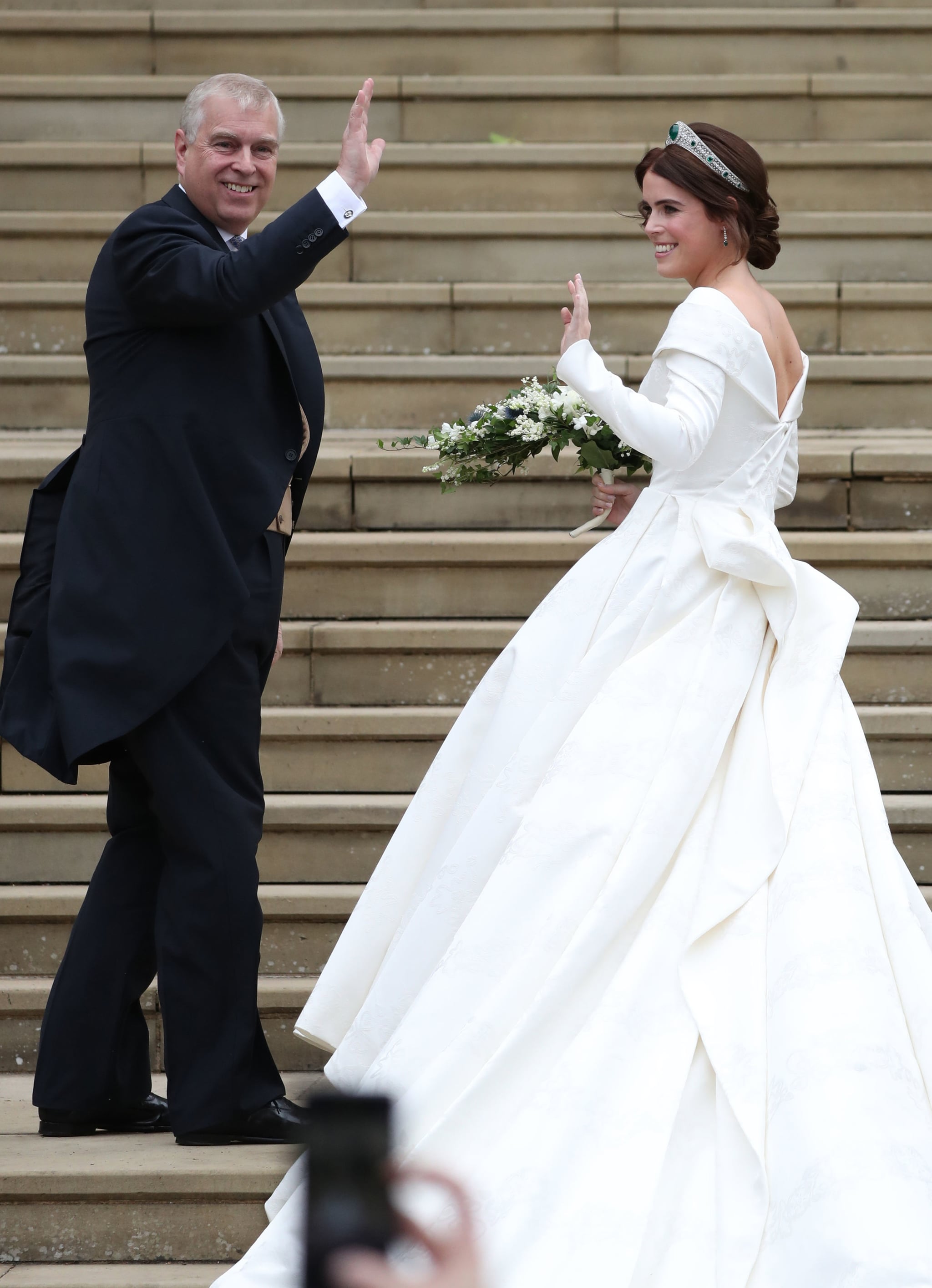 Prince Andrew And Sarah Ferguson At Eugenie S Wedding Popsugar Celebrity Australia Photo 8