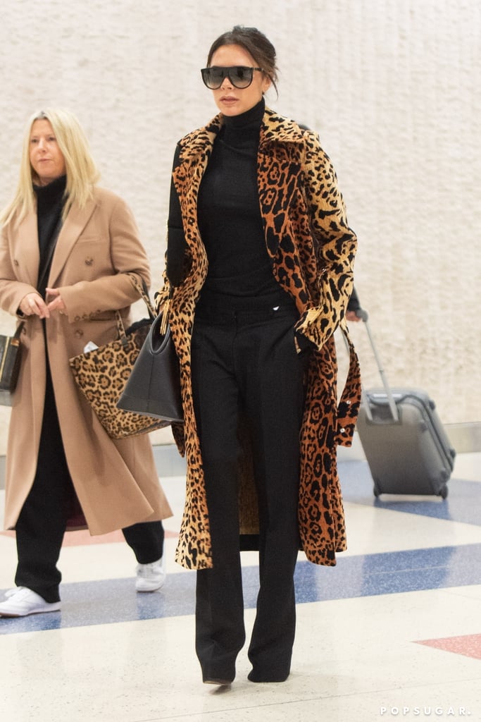 Victoria Beckham's Leopard Coat | POPSUGAR Fashion UK