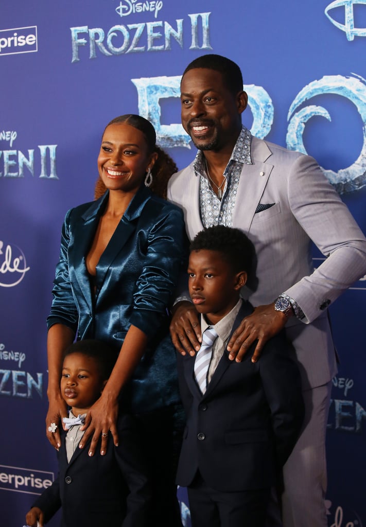 Sterling K. Brown and His Family at Frozen 2 Premiere